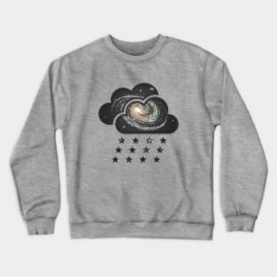 Galaxy Rain Cloud Crewneck Sweatshirt